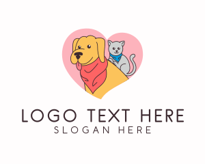 Cute Animal Pet Logo