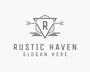 Generic Hipster Arrow logo design