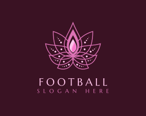 Yoga - Pink Lotus Spa logo design