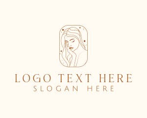 Hairdresser - Beauty Cosmetics Woman logo design