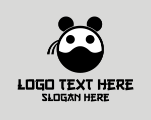 Development - Ninja Panda Bear logo design