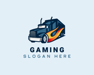 Cargo - Blazing Cargo Trucking logo design
