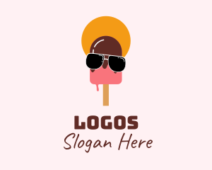 Beach Trip - Cool Summer Popsicle logo design