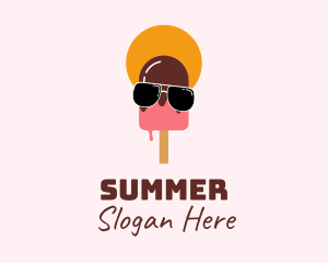 Cool Summer Popsicle  logo design