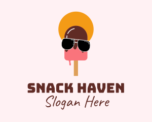 Cool Summer Popsicle  logo design