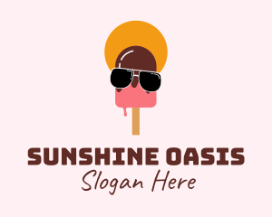 Cool Summer Popsicle  logo design