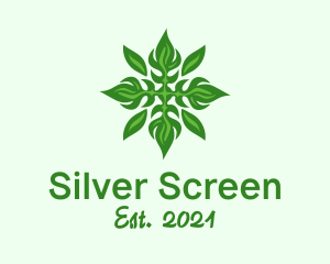Ecology - Green Flame Leaf logo design