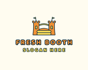 Booth - Bouncy Inflatable Palace logo design