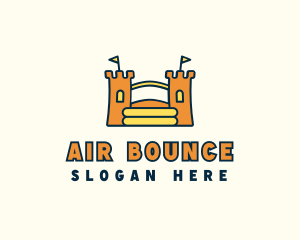 Inflatable - Bouncy Inflatable Palace logo design