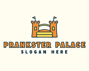 Bouncy Inflatable Palace  logo design