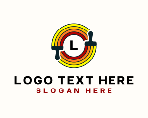 Lettermark - Paint Brush Renovation logo design