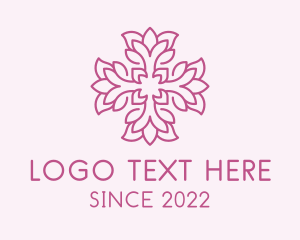 Pink - Organic Flower Boutique logo design