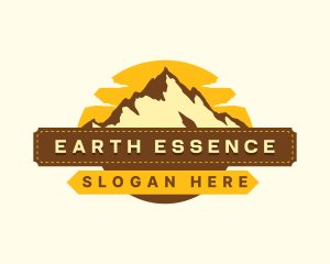 Geology - Peak Mountain Travel logo design