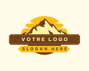 Mountaineer - Peak Mountain Travel logo design