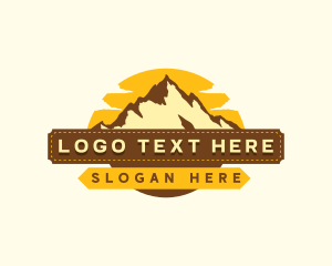 Eco - Peak Mountain Travel logo design