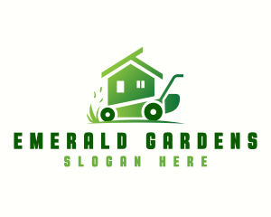 Mower Yard Landscaping logo design