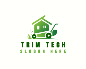 Trim - Mower Yard Landscaping logo design
