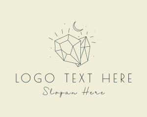 Gemstone Moon Jewelry Logo