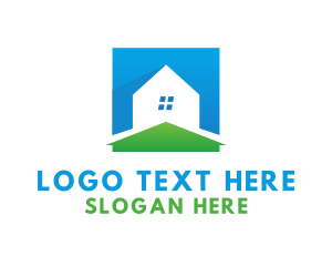 House And Lot - Housing Real Estate logo design