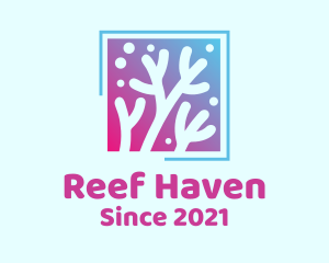 Underwater Coral Reef  logo design