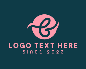 Teen - Cursive Swirly Business Letter C logo design
