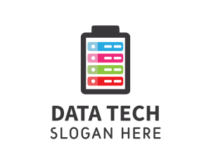 Data - Full Data Servers logo design
