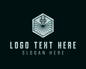 Mechanical - Laser Engraving Manufacturing logo design