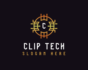 Digital Tech Cryptocurrency logo design