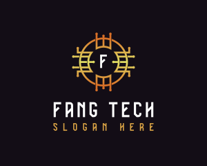 Digital Tech Cryptocurrency logo design