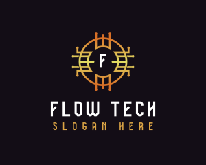 Digital Tech Cryptocurrency logo design