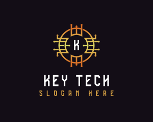 Digital Tech Cryptocurrency logo design