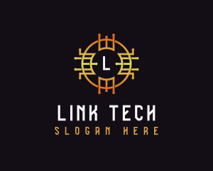 Digital Tech Cryptocurrency logo design