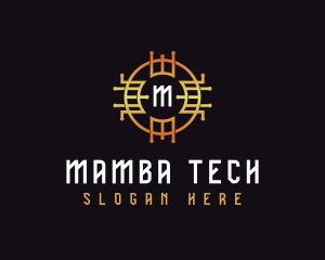 Digital Tech Cryptocurrency logo design