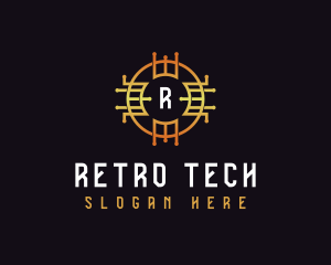 Digital Tech Cryptocurrency logo design