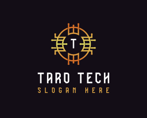 Digital Tech Cryptocurrency logo design