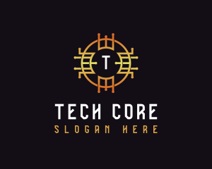 Digital Tech Cryptocurrency logo design