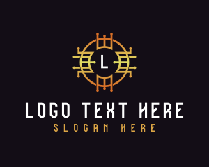 Coin - Digital Tech Cryptocurrency logo design