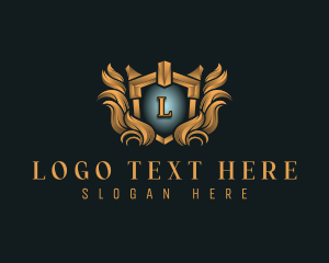 Elegant - Herald Premium Crest logo design