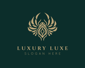 Luxury Gold Scarab logo design