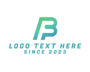 Business Solutions - Letter B Company logo design