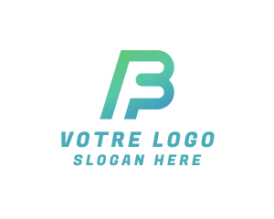 Mobile Application - Letter B Company logo design