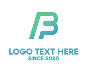 Business Solutions - Letter F & B logo design