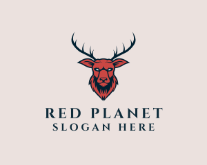 Animal Deer Head logo design