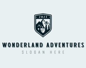 Shield Outdoor Mountaineering logo design