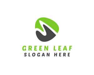 Leaf Eco Gardening logo design