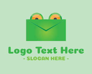 Inbox - Frog Mail Envelope logo design