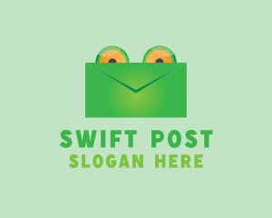 Post - Frog Mail Envelope logo design