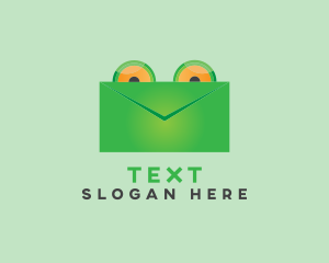 Frog Mail Envelope logo design