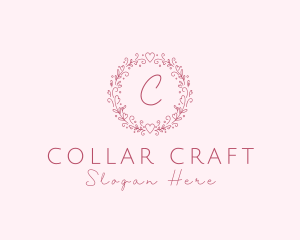 Floral Wreath Wedding Planner logo design