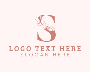 Craft - Elegant Leaves Letter S logo design